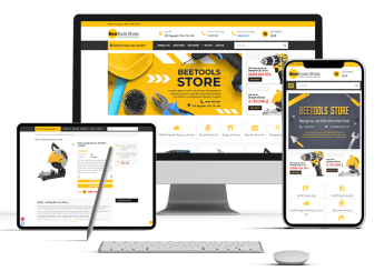 Thiết kế website bán máy móc dụng cụ BT Store