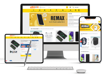 Thiết kế website bán phụ kiện điện thoại Remax