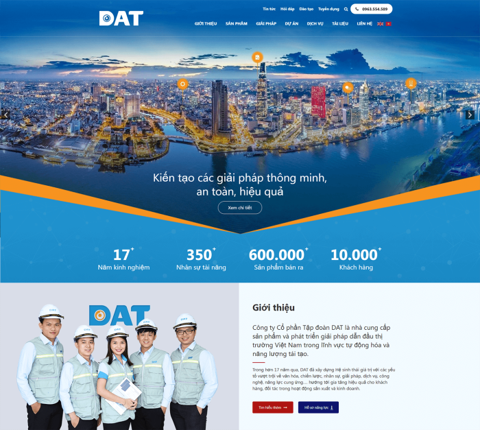 Thiết kế website Dattech.com.vn